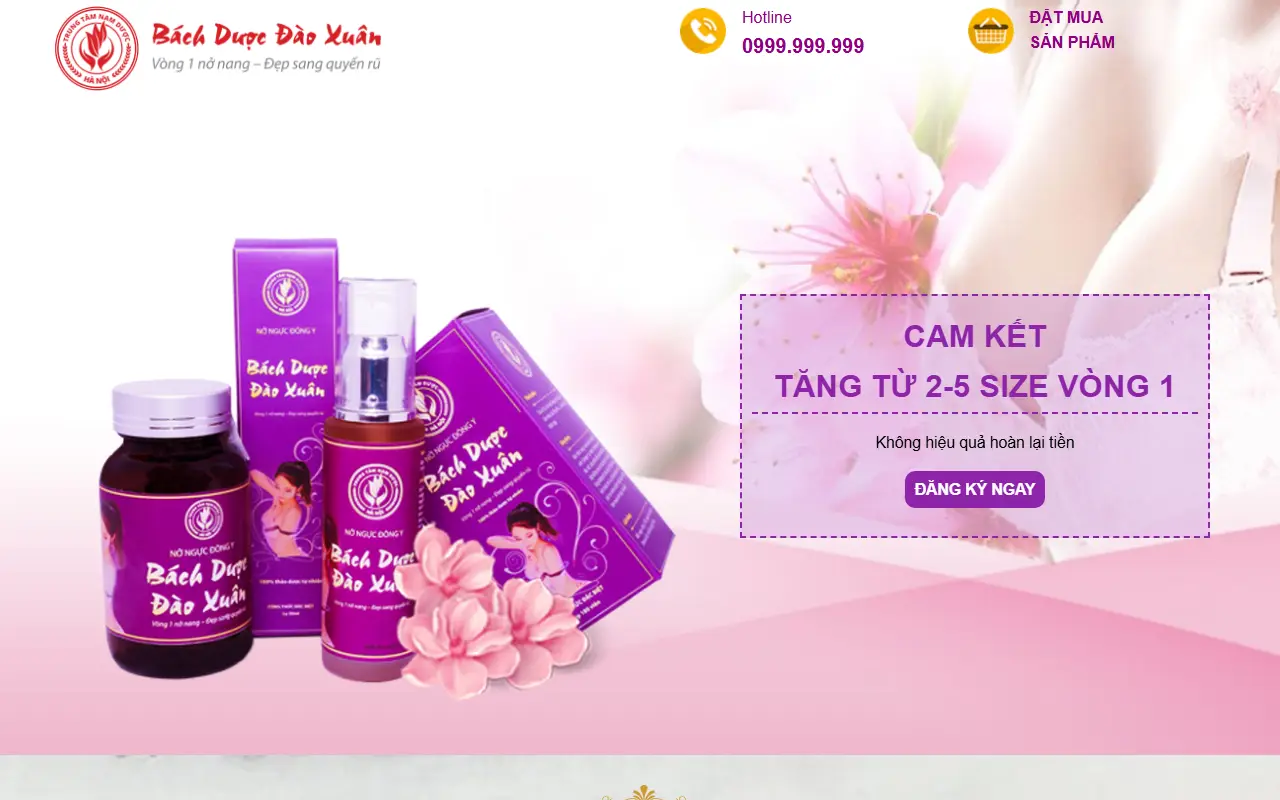 Mẫu website dược phẩm & thuốc — bách dược