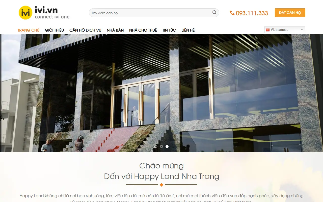 Mẫu website bất động sản — Bất động sản – Mua bán và cho thuê #1