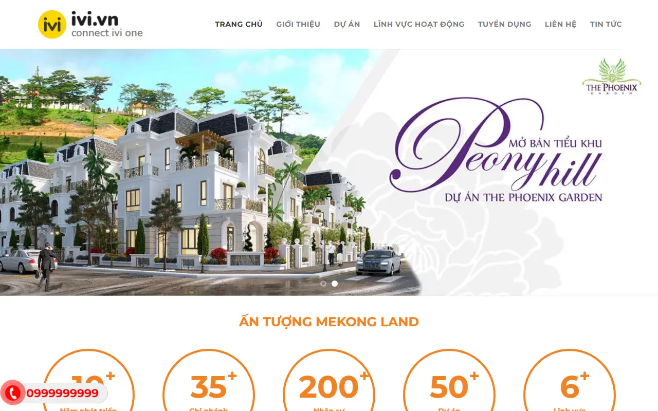 Mẫu website bất động sản — Bất Động Sản 5 – Mua bán và cho thuê