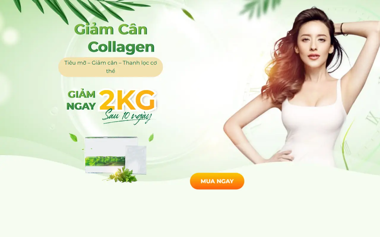 Mẫu website thực phẩm chức năng — Thực phẩm giảm cân
