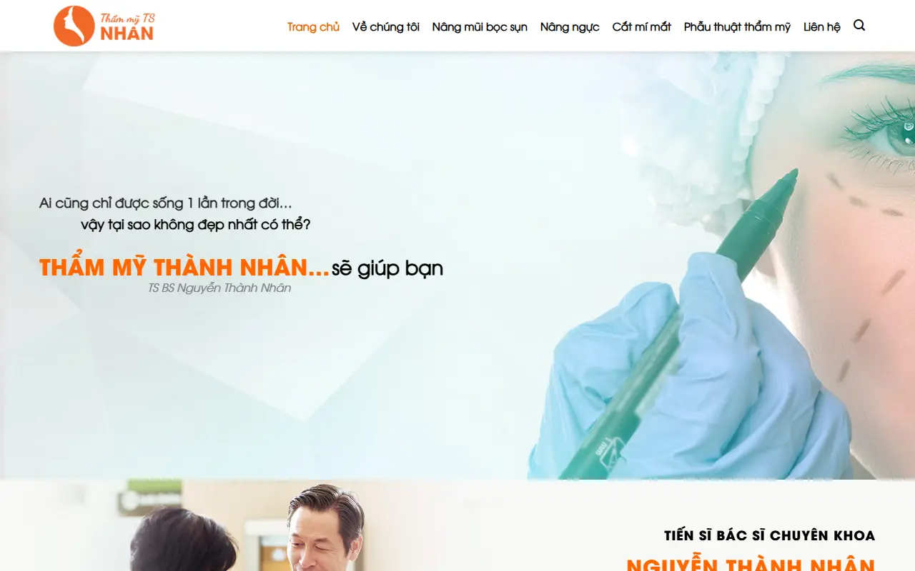 Mẫu website phòng khám & bệnh viện — Phòng khám #1