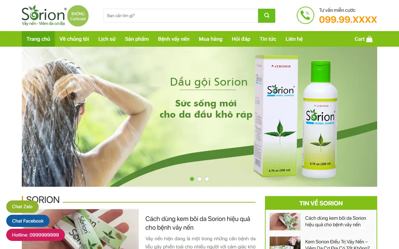 Mẫu website dược phẩm & thuốc — Dược phẩm 4