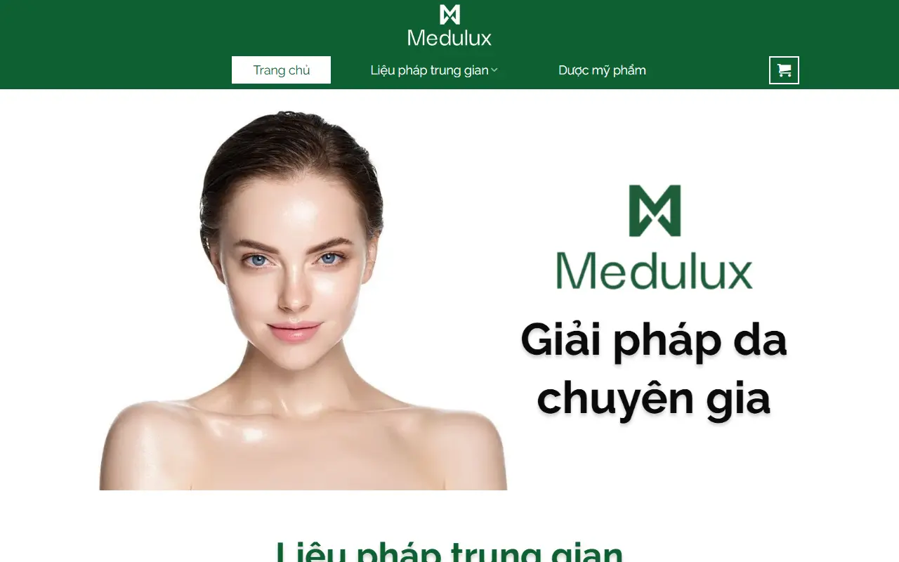 Mẫu website mỹ phẩm — Mẫu web công ty mỹ phẩm