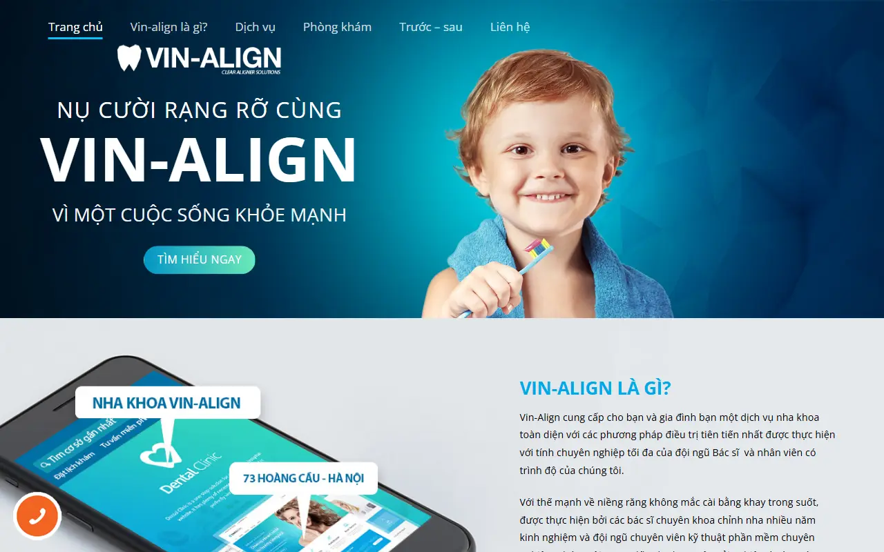 Mẫu website nha khoa — Nha khoa