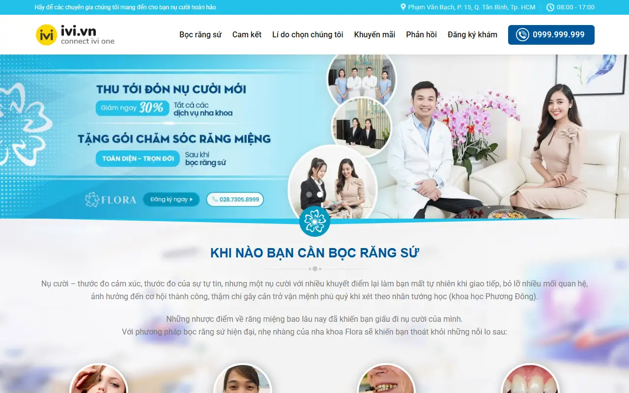Mẫu website nha khoa — Nha Khoa 02