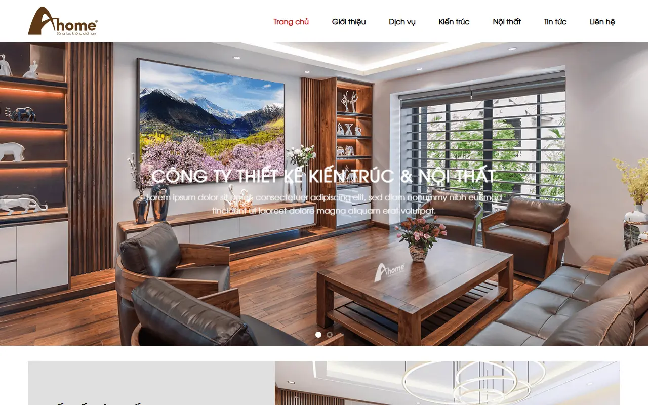 Mẫu website nội thất — Nội thất #5