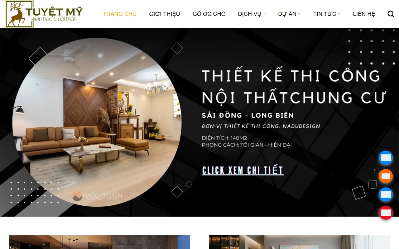 Mẫu website nội thất — Mẫu web nội thất2