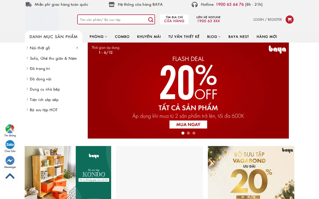 Mẫu website nội thất — Nội thất #8