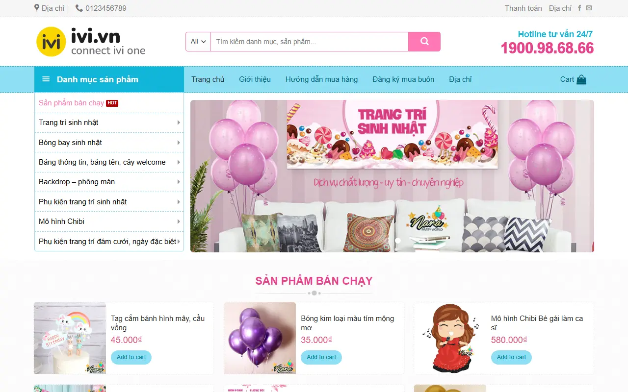 Mẫu website sự kiện & tiệc cưới — Tổ chức tiệc