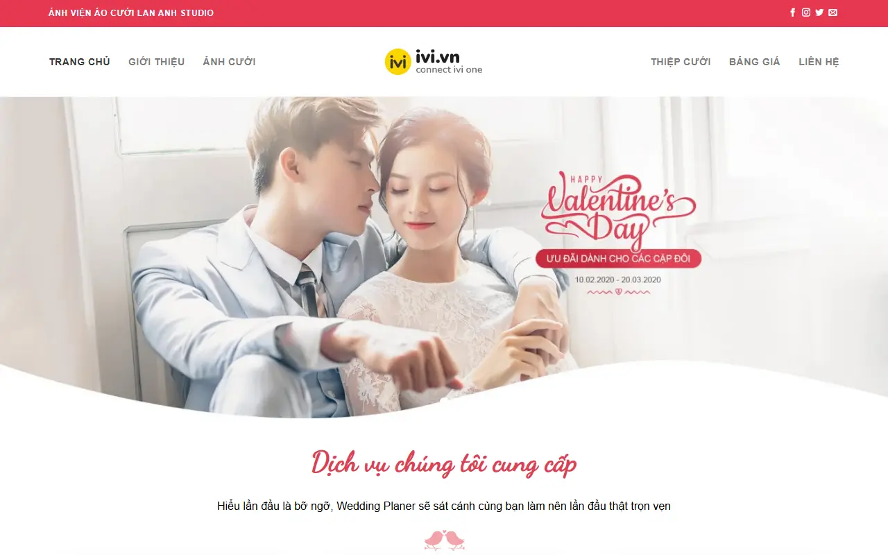 Mẫu website studio & nhiếp ảnh — Ảnh viện Studio – Chụp ảnh và quay phim