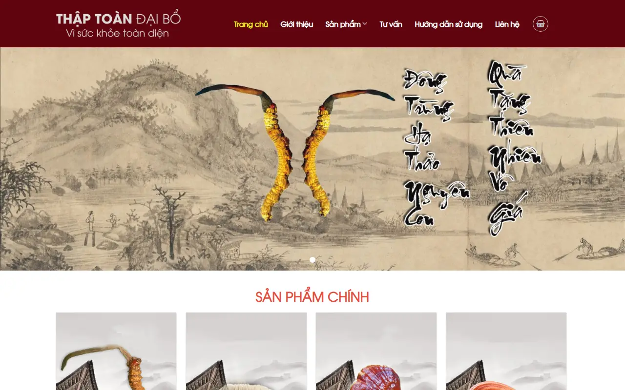 Mẫu website thực phẩm sạch — Thực phẩm #13