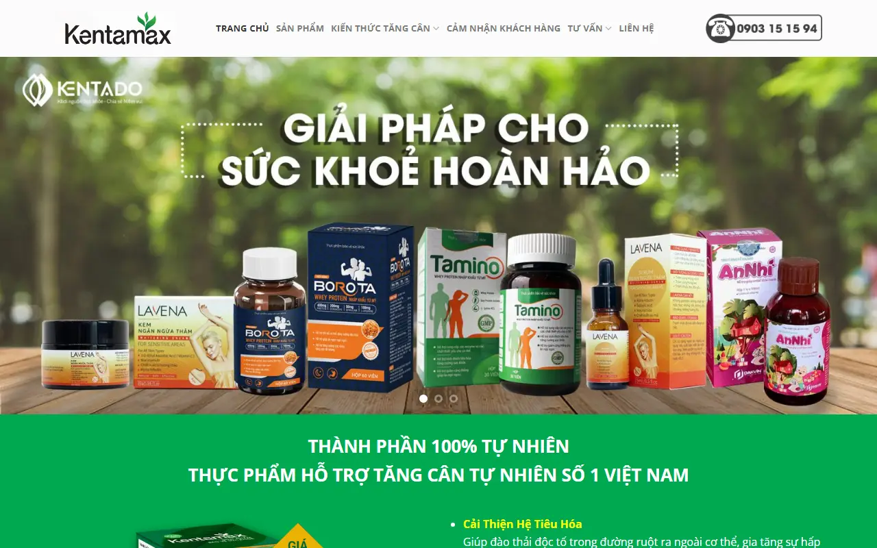 Mẫu website thực phẩm sạch — Thực phẩm #14