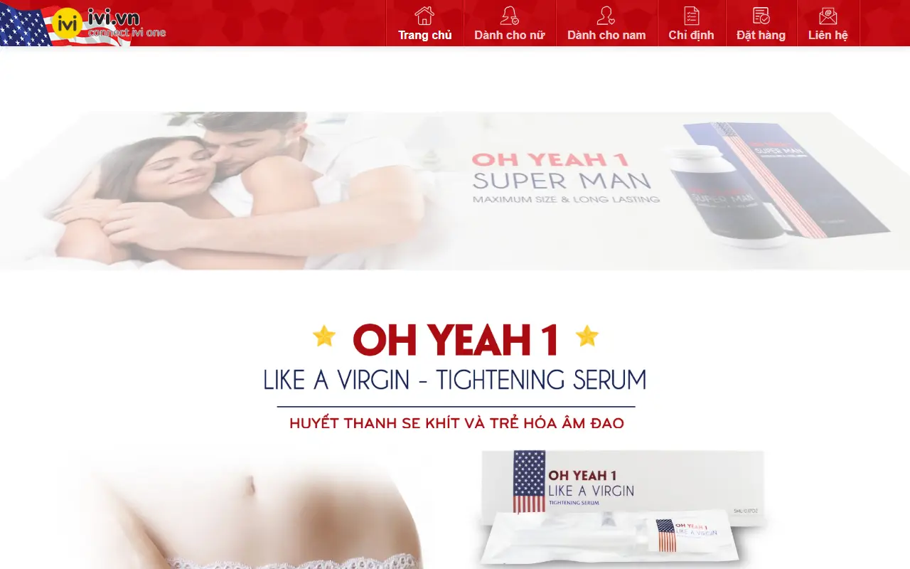 Mẫu website thực phẩm chức năng — Thực phẩm chức năng #4