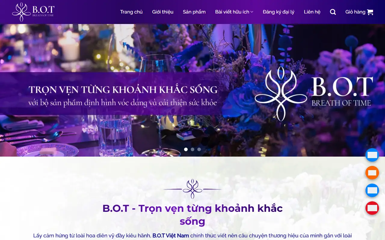 Mẫu website thực phẩm chức năng — Mẫu web thực phẩm chức năng 6