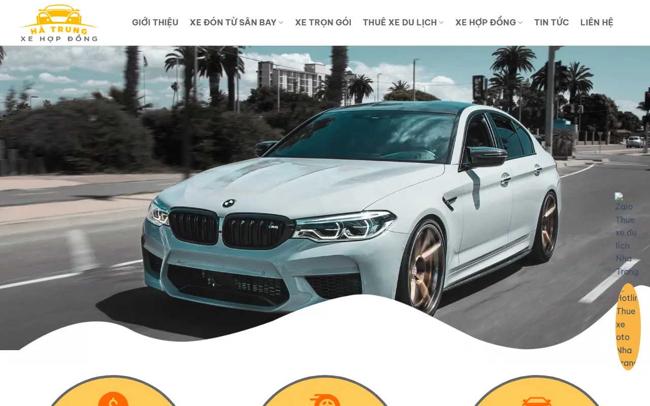 Mẫu website thuê xe & taxi — Xe Hợp Đồng – Một trang web mới sử dụng WordPress
