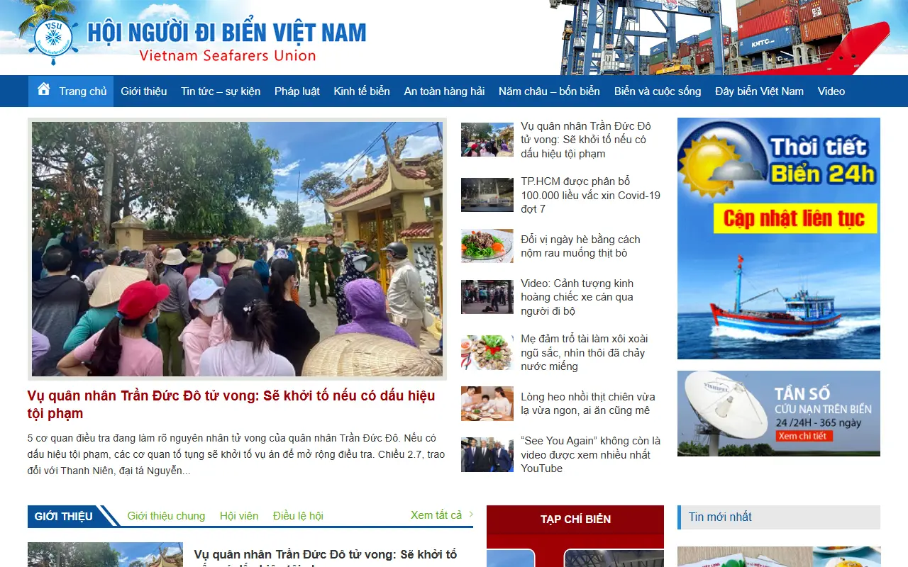 Mẫu website tin tức & blog — Mẫu web tin tức #12