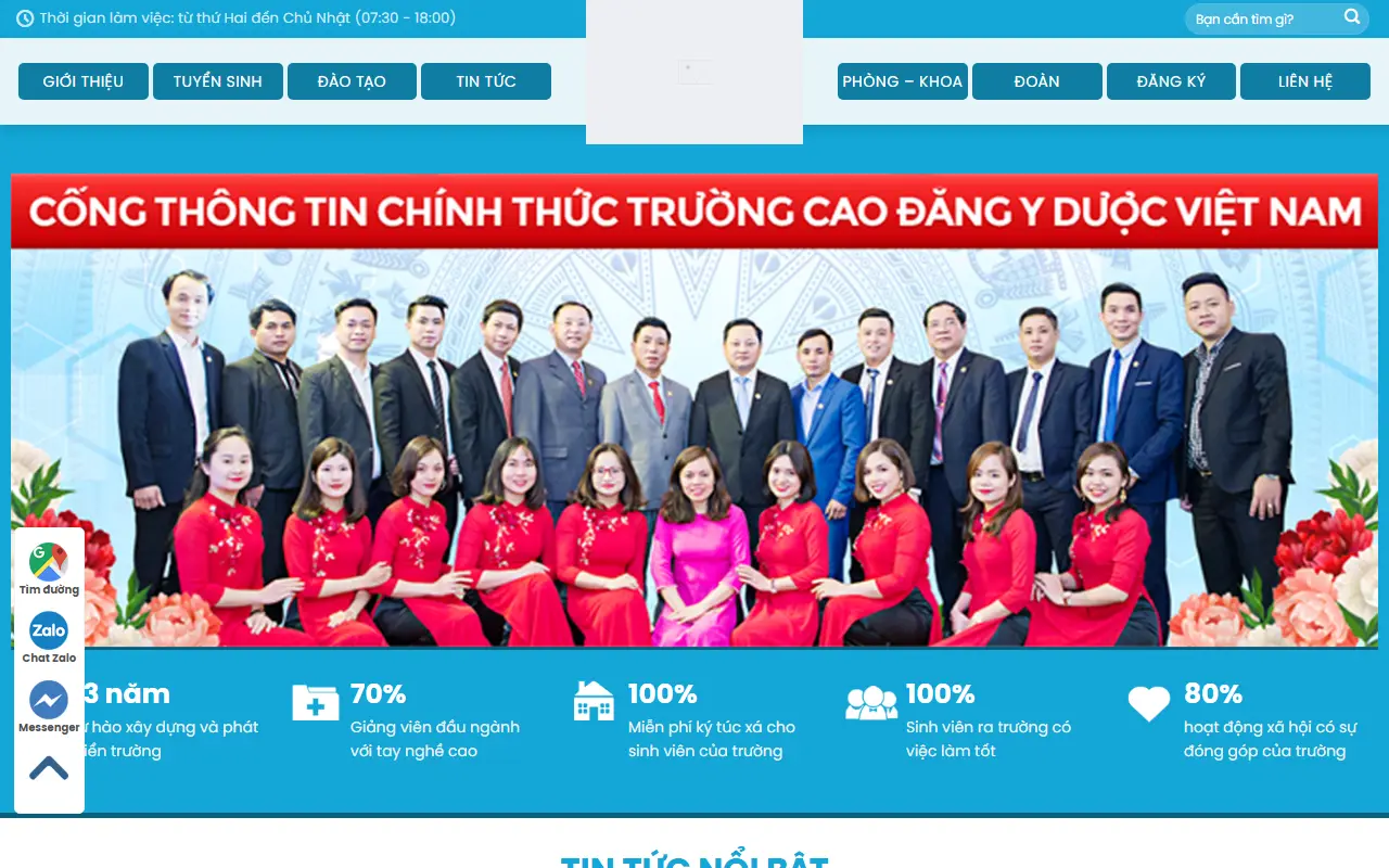 Mẫu website trường học & giáo dục — Mẫu web trường học