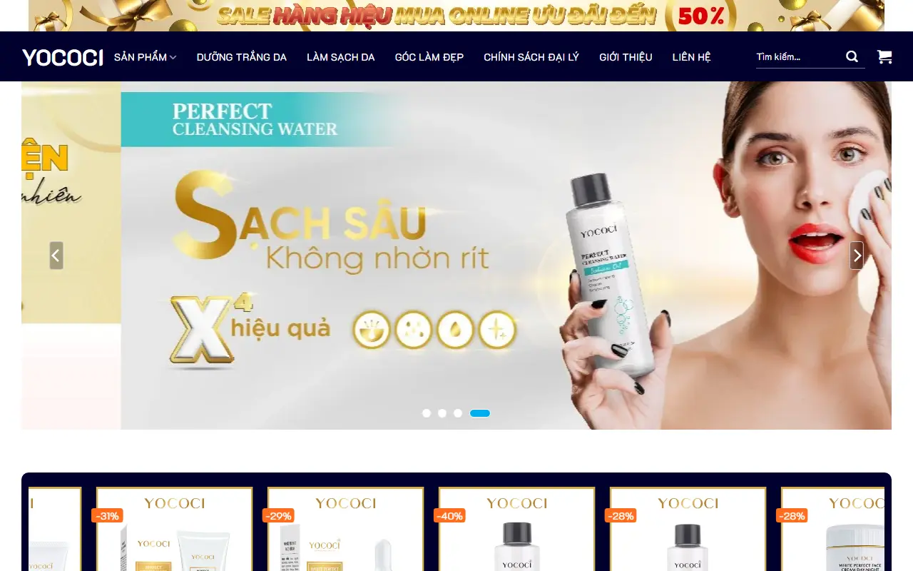 Mẫu website ngành khác — Trang Chủ - YOCOCI